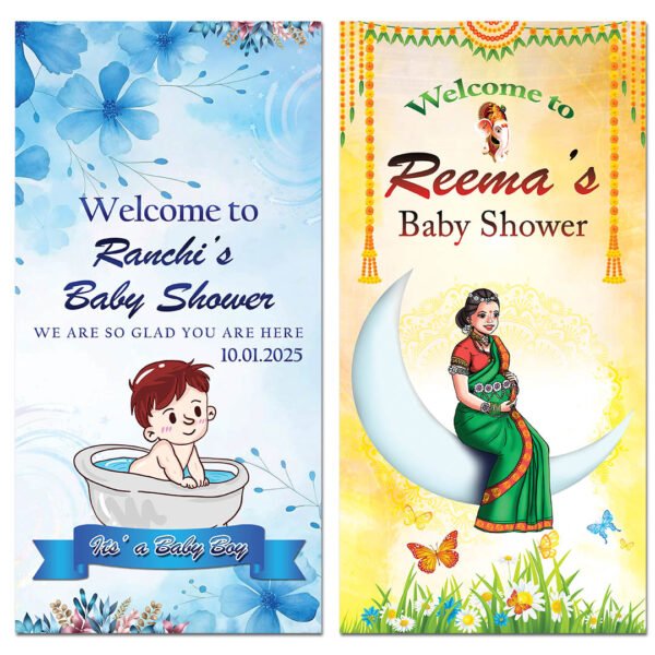 Baby Shower Banner PSD