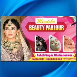 Beauty parlour banner PSD