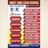 csc center standee banner psd