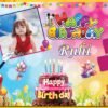 Birthday banner PSD