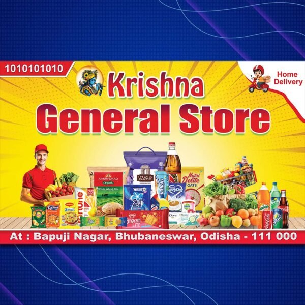 Grocery Store Banner PSD