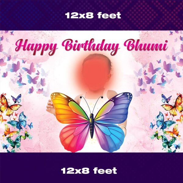 Birthday Backdrop Banner PSD