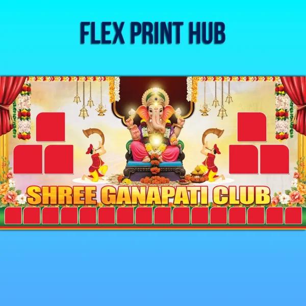 Ganesh Puja Group Banner PSD