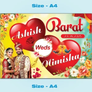 Wedding Car Poster PSD