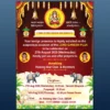 Ganesh puja Invitation PSD