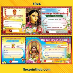 Durga Puja Bill Book PSD