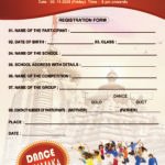 dance competition form
