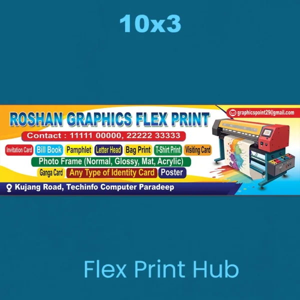 Flex Shop Banner PSD