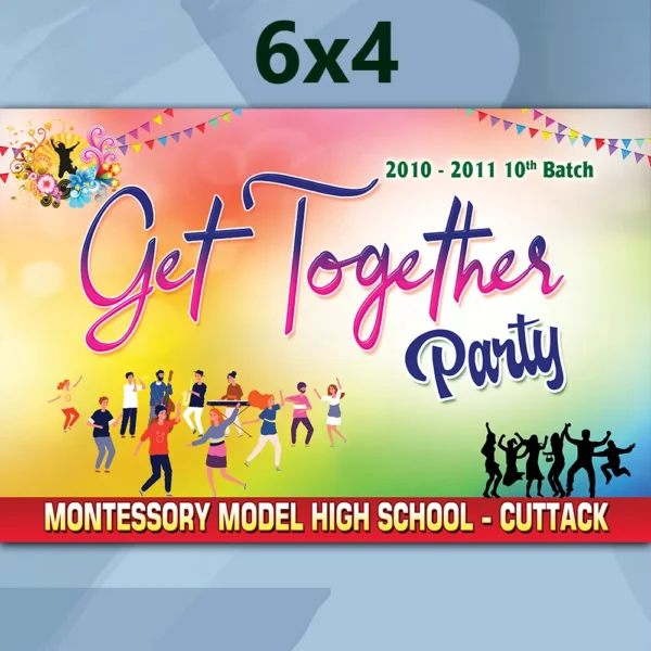 Get-together Party Banner PSD