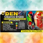 studio banner psd