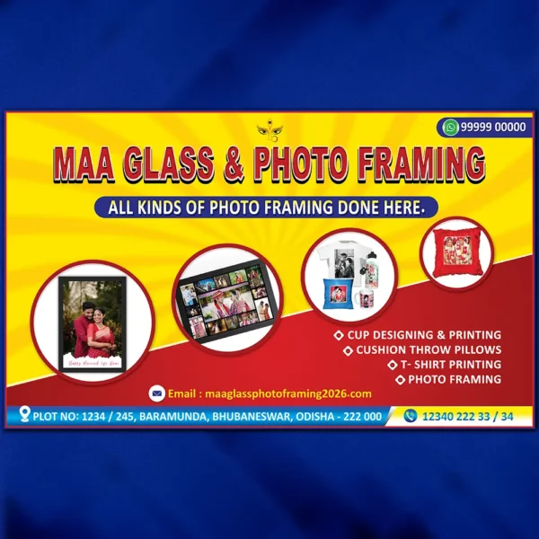 photo frame shop banner psd