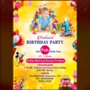 Birthday Invitation PSD