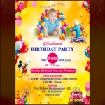 Birthday Invitation PSD