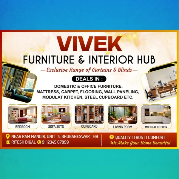 1 Furniture Shop Banner Design