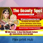 Beauty Parlour Banner PSD