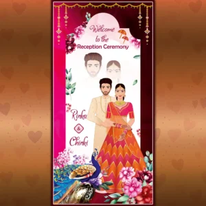 reception banner design