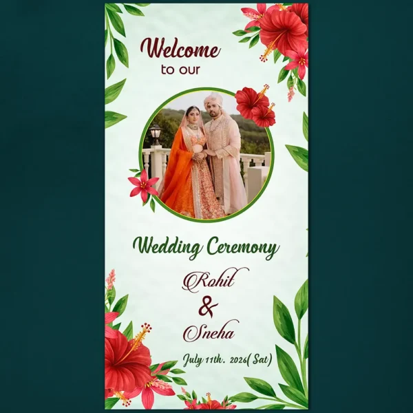 Wedding Standy Banner CDR