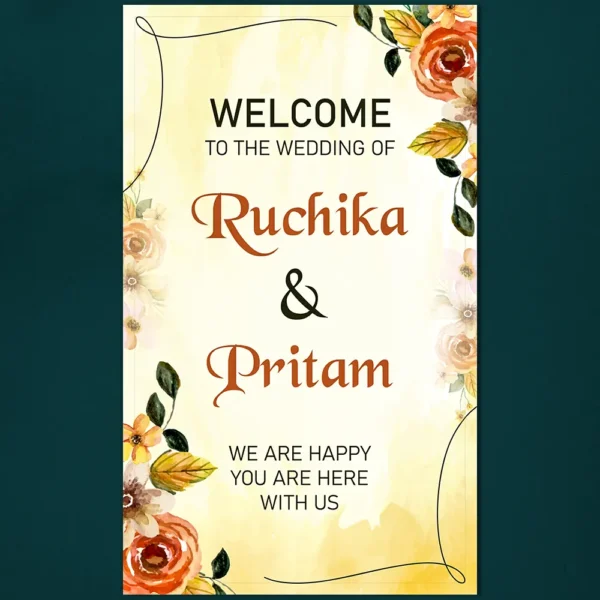 Wedding Standy Banner CDR