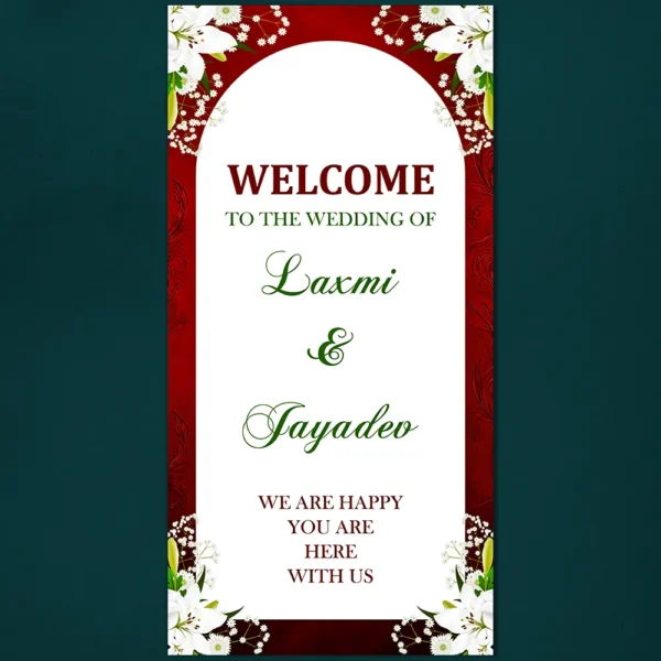 Wedding Standy Banner CDR