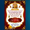 Biswakarma puja invitation psd